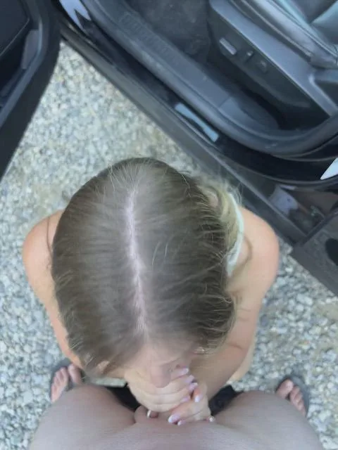 2btwob: Blowjob Car Outdoor — blowjob