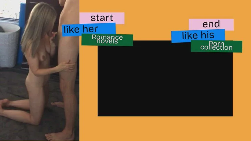 Captions — Blonde, Blowjob & Caption — amateur