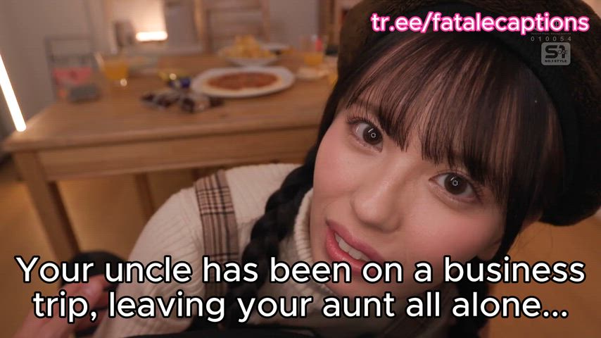 Aunt Blowjob Captions video — blowjob