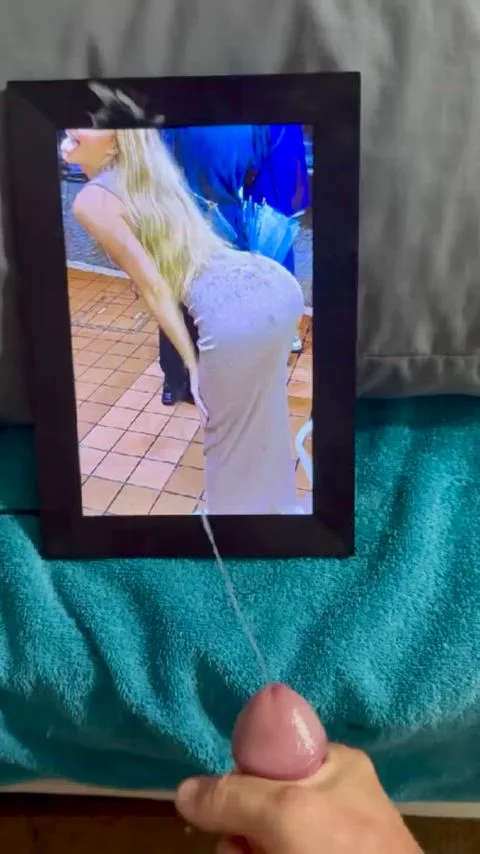 Ass, Blonde and Cum — Covered In Cum — amateur