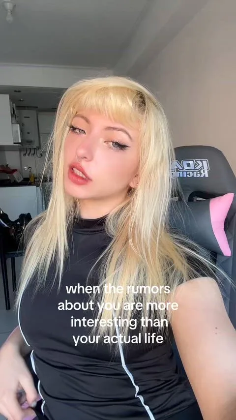 Babe, Blonde and Caption — 1agathabloom — amateur