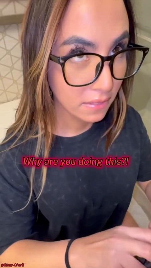 Captions — Bathroom, Blowjob & Bully — bathroom