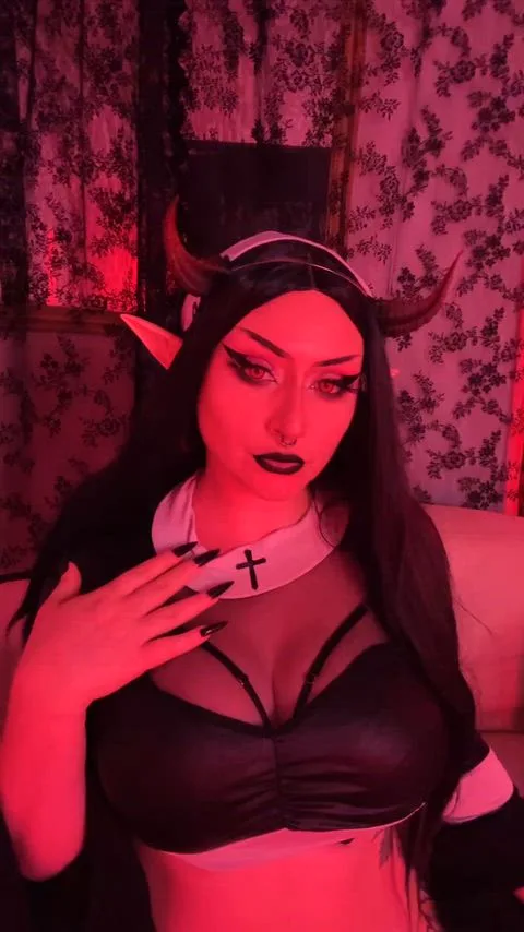 Demon Emo Cosplay — hentai