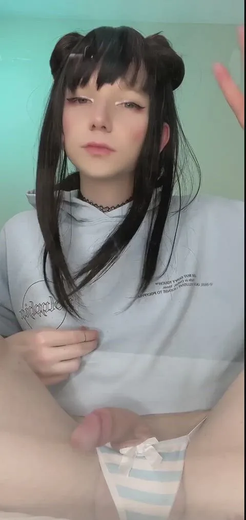 Cum Licking, Cumshot and Egirl — Goon — femboy