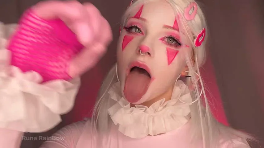 Goon: Ahegao Clown Girl Gooning — gooning
