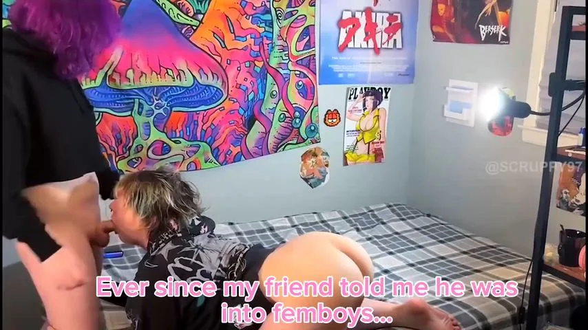 Captions Blowjob and Doggystyle — femboy