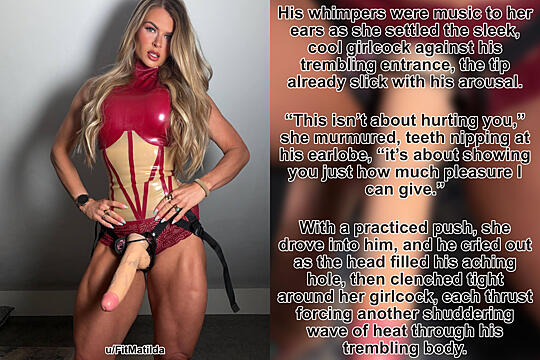 Captions — Anal, Anal Play & Blonde — anal