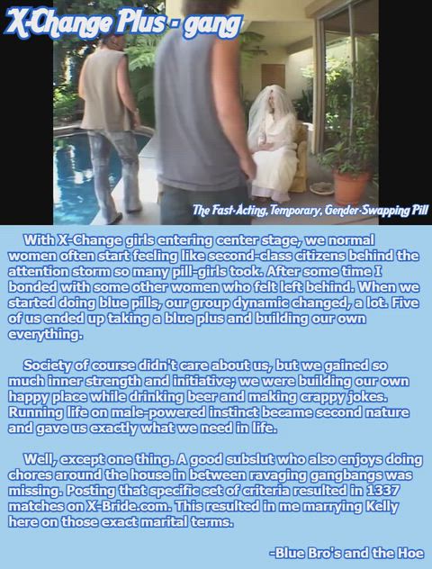 Captions: Bride Caption Cum — bride