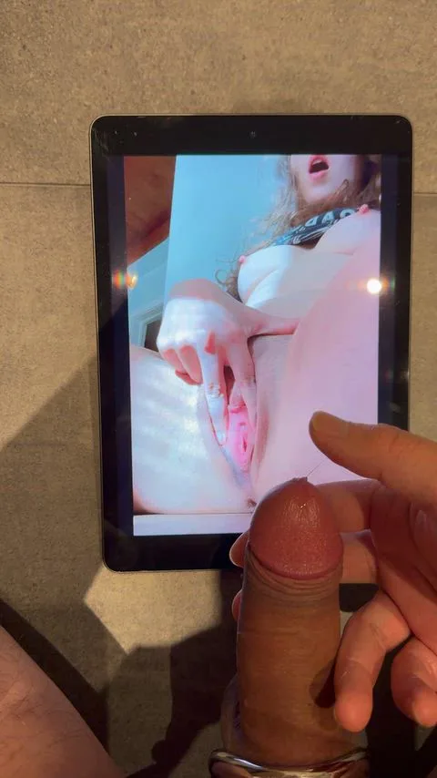Cumshot Masturbating Edging — masturbating