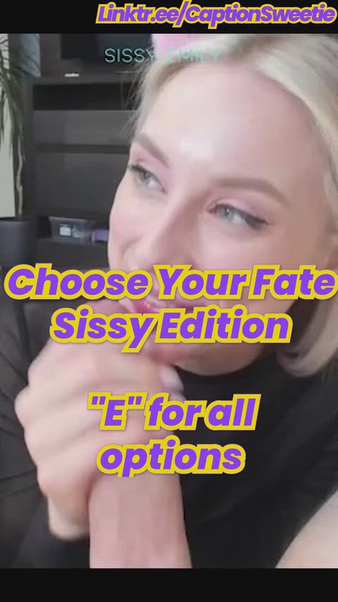 Caption Sissy Captions video — sissy